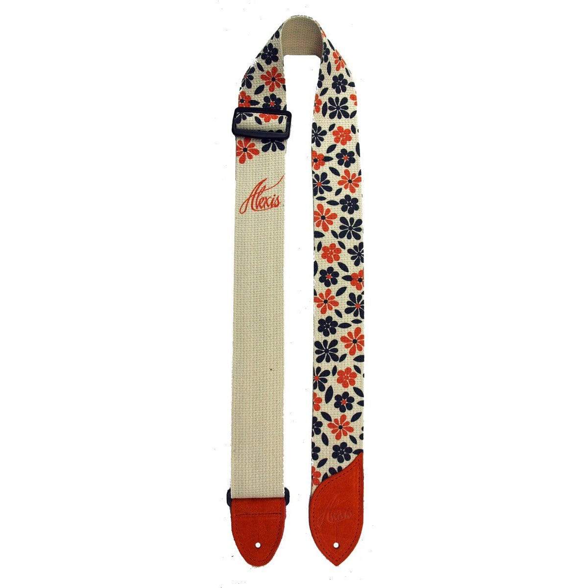 LM Miss Alexis Guitar Strap 70 s Flower Print Infinite Music 