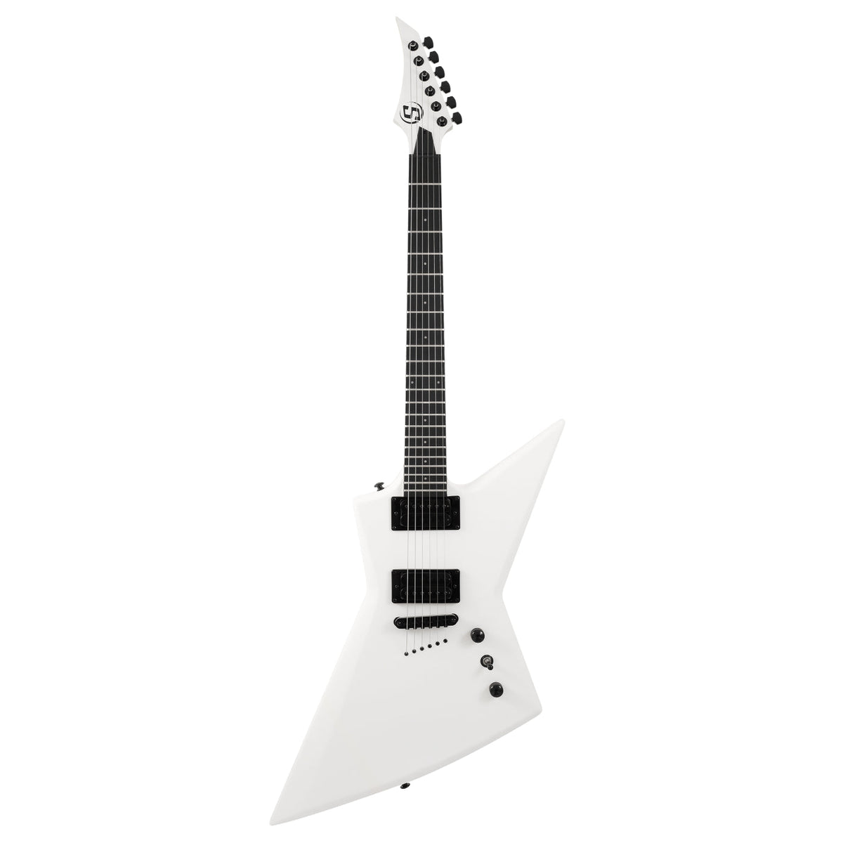 S By Solar Eb4.6w Electric Guitar - White Matte (w - Gigbag) – Infinite 